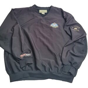 Cutter & Buck Superbowl XXXVII Black Pullover XL Buccaneers vs. Raiders 2003‎